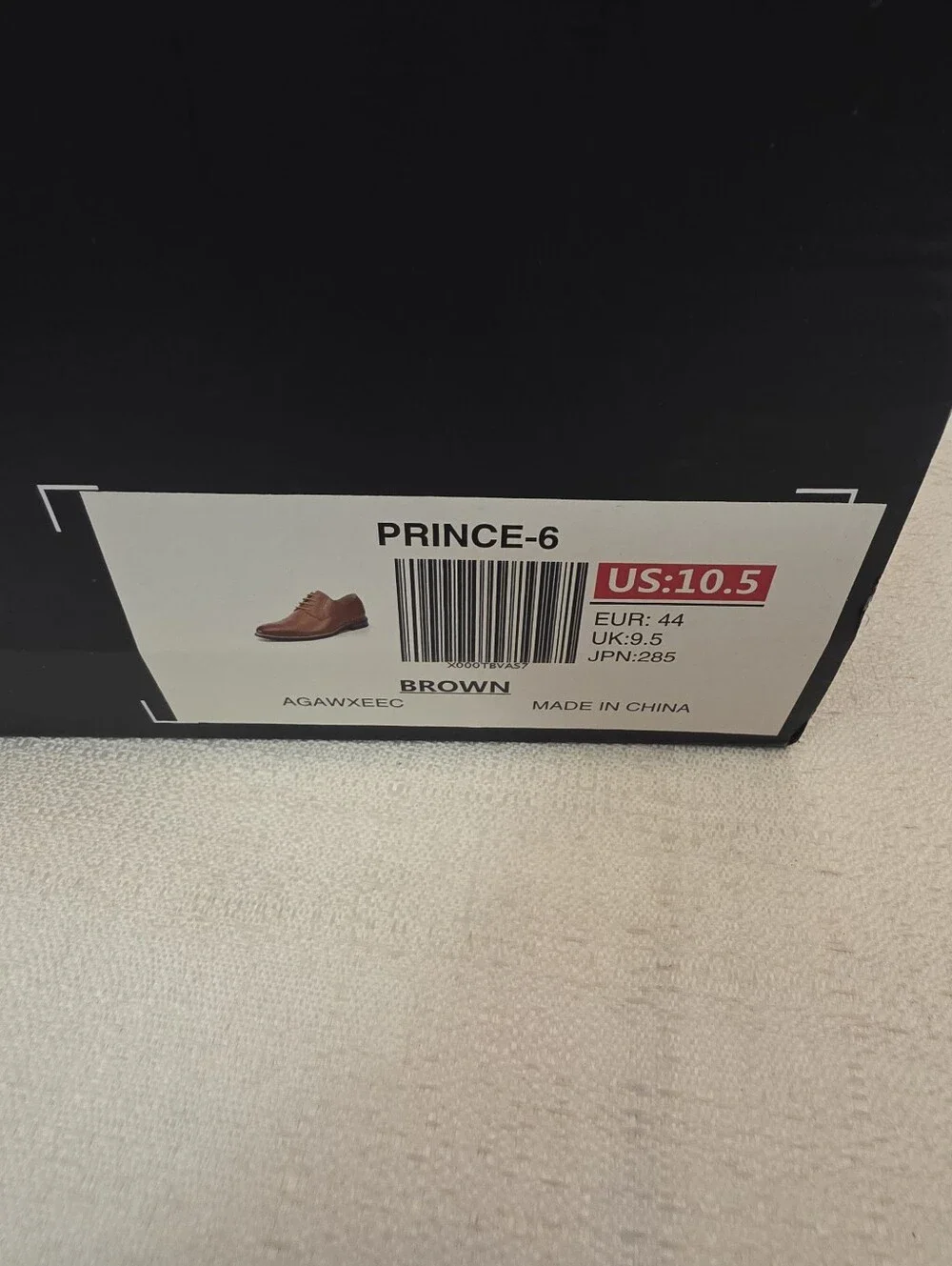 Bruno Marc Prince-6 Men's Oxford Dress Shoes Cap Toe Tan Brown Size Men's 10.5